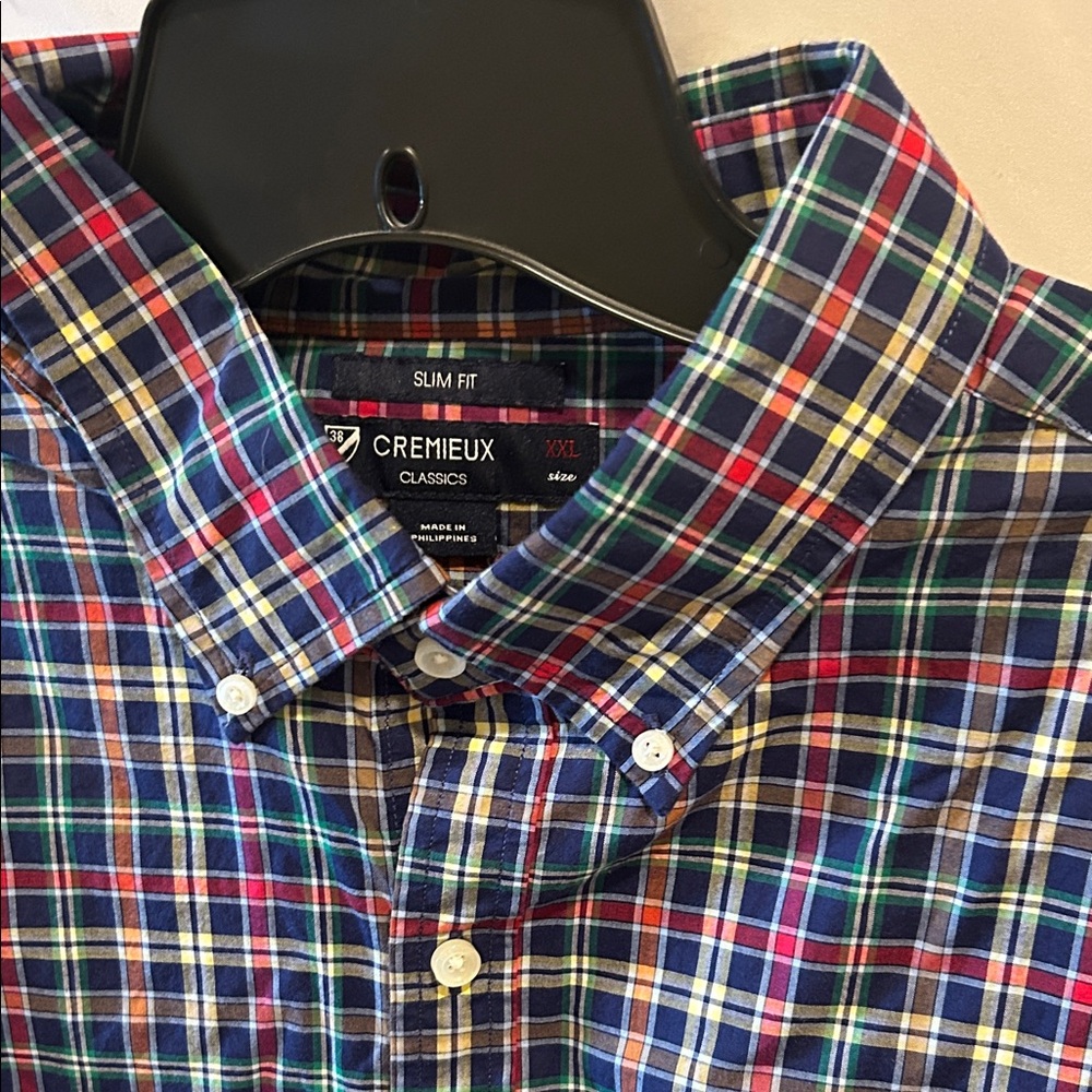 Daniel Cremieux Men's Colorful Plaid Button Down Shirt